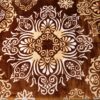 DEKA Pliš - Smeđi ornamenti